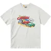 T-shirts pour hommes Galleryse depts designer marque dept Cartoon Classic Car Print Short Sleeve American High Street Loose Casual Round Neck T-shirt Men