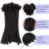 Extensiones de cabello a granel Microlocks humanos Sisterlocks Dreadlocks Extensiones Cabeza completa Hecho a mano Permanente Humana Loc Extensión para mujeres al por mayor 230419