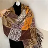 designer scarf designers make good cashmere scarf 2024 new brand winter men and women long scarf classic plaid cape warm designer scarf for women silk scarf