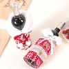 Home Decoration Christmas Knit Wine Bottle Covers Snowflake Tree Wines Bottles Cover With Bowknot Beer Cover New Year Xmas