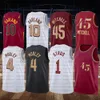 Heren kinder basketbalshirts Darius Garland Jerome Donovan Mitchell 4 Evan Mobley Emoni Bates Jarrett Allen Isaac Okoro Ricky Rubio Niang Custom Jersey 10 4 45 35