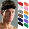 2PC Headbands Men Sports Headband Running Headwear Women Yoga Sweat-Absorbent Headband Basketball Antiperspirant Belt Fitness Sweat Guide Belt Y23