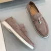 Mocassini Summer Walk scarpe singole da donna di marca scarpe a fagiolo scarpe casual stagioni primavera estate con logo firma sulla tomaia in materiale cashmere mocassini con fondo piatto