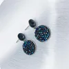 Stud Earrings Ms Betti 2023 Zhefanku Spring Unique Design For Lady Round Maxi Drop With Crystal From Austria Graduation Party