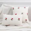 Pillow 45 Modern Home Sofa Case Plush Embroidered Covers Decorative Comfortable Turquoise Decor