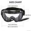 Occhiali da sci Occhiali da moto Uomo Donna Protezione per gli occhi Off road Ciclismo Sicurezza Protezione antipolvere Moto Occhiali antipolvere 231118