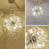 Nordic Modern Tak Chandelier inomhusbelysning Art Glass Lampskärm Creative Sea Urchin Ball Lighting Restaurant Pendant Lighs