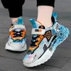 Sneakers mode kinderen schoenen sneakers casual schoenen voor jongens leer comfortabele hoogwaardige loop sport sport kinderen meisjes platte schoenen