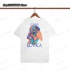 Męskie koszulki Casablanca 2023 Nowy alfabet alfabetowy Trend Trend T-Shirt Summer Casual Fashion Top T-Shirt T230419