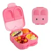 Dijkartikelen Sets Kids Lunch Box Easy Carry Lovely Organizer Grade Bento voor kamperen