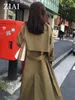 Kurtki damskie Ziai Sale Spring Autumn Trench płaszcz Lapel Kobiet wiatrówki Długie rękawie Trend Trend Casual Jacket ZS72 230418