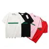 メンズTシャツダブルレターシャツメンティートップ印刷夏XSUAL TEEアジアサイズのための半袖レディースデザイナー