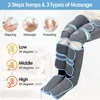 Leg Massagers Leg Massager met compressie voor circulatie Pijn Relief Calf Foot Massager 5 Modi 4 Intensiteiten Atleet's voet ontspanning 230419