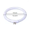 Annular Tubes 11W 12V Magnifying Glass Light Small Desk Lamp Bulb Fluorescent Ring White Round With 4 Pin