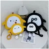 Novo Little Egg Mackp Mackt Backpack Cute Mochila de Livro de Plush Bag Backpack Backpack de Backpack