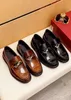 Nouveautés 2023 hommes chaussures habillées mode en cuir véritable chaussures plates d'affaires marque respirant formel bureau travail chaussures taille 38-45