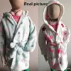 Pijamas crianças roupões de banho flanela inverno crianças sleepwear robe infantil pijamas camisola para meninos meninas 10 2 anos roupas de bebê 231118