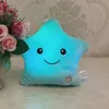 Plush Light Up Toys Toy Creative Toy Pillow Pillow Soft Wosted Witgleling Stars Cushion LED Toys Gift for Kids Children Girls 230418