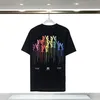 Męskie koszulki z krótkim rękawem Designer Tee Casual Luxury Letters T-shirt z nadrukiem Letnie koszulki hip-hopowe z krótkim rękawem S-3XL