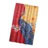 Gordijn Peacock Print Panels Room donkerder raamgordijnen voor badkamer 51,97 '' W x 83.86 '' l Soft en lichtgewicht