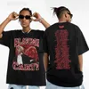 Rap Playboi Carti Avrupa ve Amerikan Sokakları Vintage Hiphop Tshirt Erkekler Kısa Kollu Pamuk Tişörtleri Müzik Tişört Giyim 220629 4X43L