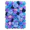 Decorative Flowers 60x40cm Artificial Flower Wall Wedding Decoration Peony Rose Fake DIY Party Christmas Decor Panels