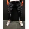 Heren jeans denim pocket broek zomer herfst dunne slanke normale fit rechte jeans elasticiteit rekbare mannelijke blauwe zwarte broeken