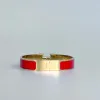 Bracelets de lettre classiques de créateur pour hommes et femmes, Bracelet de couple en or Rose, Bracelet tricolore, largeur et taille