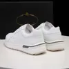Prades Ayakkabı Blok Sinek Ayakkabı Sıradan Moda Erkekler Sneaker İtalya Marka Marka Siyah Beyaz Düşük Top Oniks Reçine Mesh Deri Deri Tasarımcı Nefes Alabilir Beceri Atletik Sho
