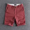 Mäns shorts sex färg casual shorts Men Summer Wear Shorts i fem byxa bomullskulan trend personlig fast färg 0227 försäljning 230419