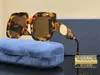 6006S 008 54mm Óculos de Sol Quadrados Grandes Pretos Femininos Novo com caixa de etiquetas Cor misturada Óculos de Sol Quadrados Grandes Gradientes Brilhantes