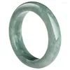 Cluster anneaux naturels a jade haricot vert femmes femmes ring bijoux de bijoux