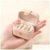 Schmuckschatullen Tragbare Mini-Box Ring-Organizer Ohrringe Aufbewahrungskoffer Verpackung Halskettenhalter Geschenkkoffer Drop Delivery Display Dhouz