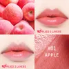 Lipgloss hydrateren 5 kleuren Jelly blijvende niet -plakkerige beker vloeibare lippenstift sexy kersen rood roze tint Koreaanse lippen make -up