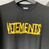 Men's T-Shirts New T-Shirt Men Women 1 1 Best Quality Oversized Yellow Printing Heavy Fabric T Shirt Tops VTM T230419