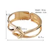 Bangle Dople Out Retro Geometryczne linie bransoletki punk -bransolet