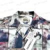 Chemises décontractées pour hommes Wacko Maria Chemise Hommes Femmes Haute Qualité Encre Peinture Imprimer Hawaiian Wacko Maria T-shirt court T230419