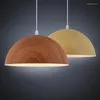 Lampade a sospensione Apparecchi di illuminazione a LED classici Lampada nordica Finto legno Cucina interna moderna Sala da pranzo Ristorante Decorazioni per la casa E27