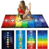 Coloque de tapeçaria de tapetes 7 chakra bohemia Summer Beach Towel Yoga Mat bloco