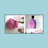 Storage Bags Children Kids Play Mat Toy Mats Portable Collapsible Large Nylon Bag Toys Organizer Rug Box Dolls 150Cm Blue Pink Xl Gi Dhczu