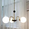 Scandinavische moderne plafondkroonluchter Home Decor Chroom/goud LED-kroonluchter Verlichting Slaapkamer Eetkamer Woonkamer Hanglamp