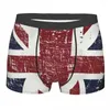 Underpants Union Jack Flag Of The UK Underwear Male Sexy Printed Customized British Proud Boxer Briefs Shorts Panties Breathbale