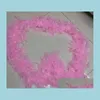 Other Event Party Supplies Feather Scarves 2 Meter Strip 50 grams Marabou Boa Drop Delivery Home Garden Festive Dhgci
