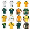 22 23 Maglie di rugby australiane Home Away Green Green Kangaroos Wallaby Retry Shirt taglia S-5xl Maillot de National Australia Top Shirt Rugby CamiSetas Stampa