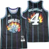 Moive THE DIPLOMATS X 97 Harlem Basketbal Jersey Heren Vintage Ademend Puur Katoen Trui Team Kleur Blauw Retro Voor Sportfans Borduurwerk Shirt Uniform