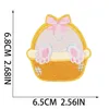 Cartoon Rabbit Iron em remendos noções de costura letras de animais fofos a-z ratch bordado costure em roupas de camiseta de camiseta backpack decorativo distintivo de apliques diy decorativo