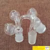 Brûleur à huile en verre Pyrex transparent, 10mm, 14mm, 18mm, femelle et mâle, adaptateur de fumée Sherlock, petite pipe à main, accessoires, en Stock