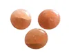 Dingsheng Holiday Gift 2 Quot Natural Orange Selenit Palm Stones Kryształ zmartwienie kwarc owalny masaż kulki leczenia reiki chakr2995888