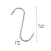 Tools S Hooks Stainless Steel With For Sharp Tip Kitchen Pan Utensil Clothes Hanger Hanging 20Pcs Home BAking Too