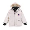 Parka da uomo in piumino d'oca 08 Expedption da donna e collo in pelliccia di lupo anni '08 lunghezza media inverno nuovo stile canadese ha superato i vestitixd2jxd2j